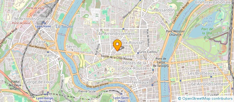 localisation de l'entreprise SCI APA VDB  LYON