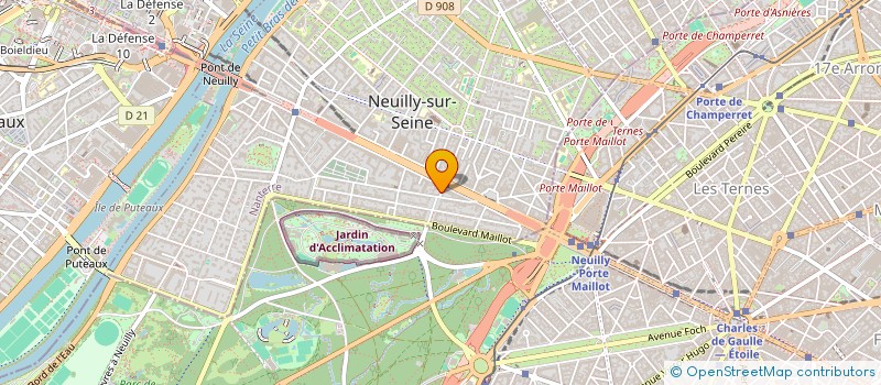 localisation de l'entreprise SCI APACHE à NEUILLY-SUR-SEINE