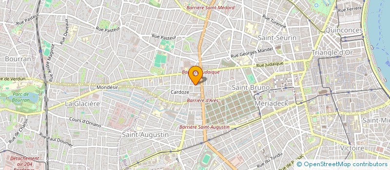 localisation de l'entreprise SCI APACHE  BORDEAUX