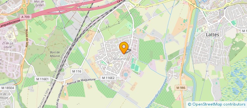 localisation de l'entreprise SCI APACHE à LATTES