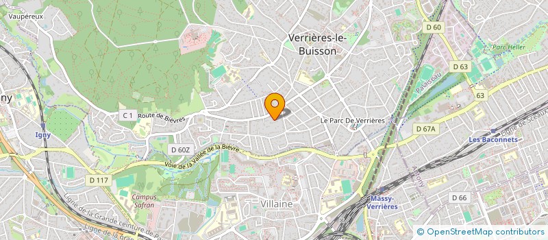 localisation de l'entreprise SCI APADANA à VERRIERES-LE-BUISSON