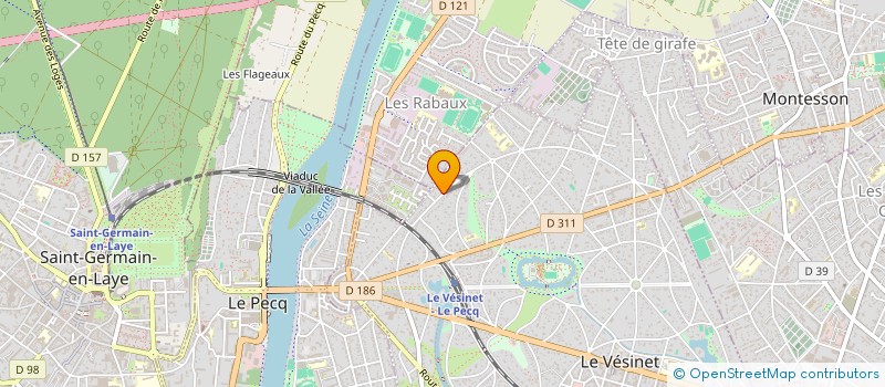 localisation de l'entreprise SCI APADANA  LE VESINET