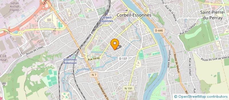 localisation de l'entreprise SCI APADANA à CORBEIL-ESSONNES