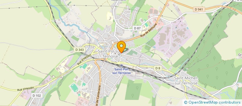 localisation de l'entreprise SCI APAF  SAINT-POL-SUR-TERNOISE