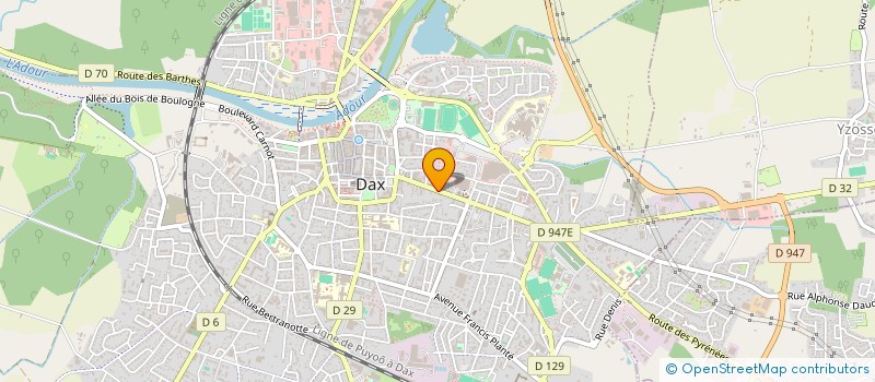 localisation de l'entreprise SCI APAJ à DAX