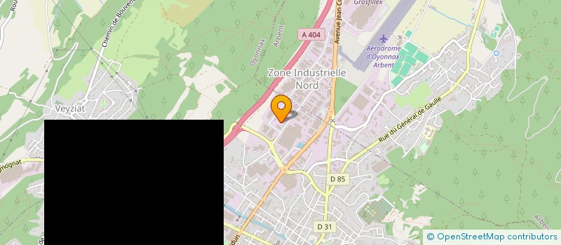 localisation de l'entreprise SCI APALD à BELLIGNAT