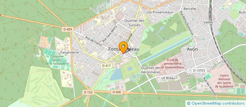 localisation de l'entreprise SCI APALEX à FONTAINEBLEAU