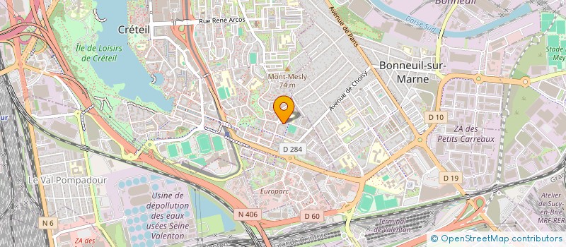 localisation de l'entreprise SCI APAMEIA à CRETEIL