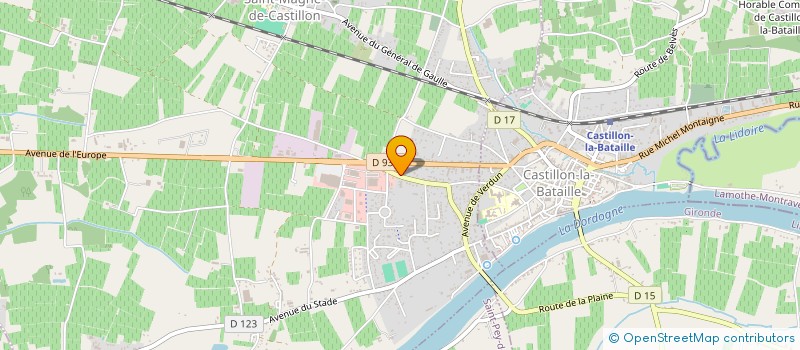 localisation de l'entreprise SCI APAULINE  SAINT-MAGNE-DE-CASTILLON