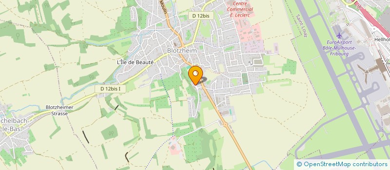 localisation de l'entreprise SCI APAULO  BLOTZHEIM