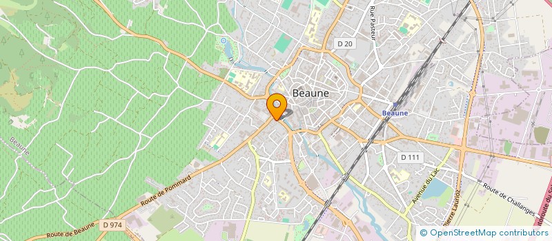 localisation de l'entreprise SCI APB à BEAUNE