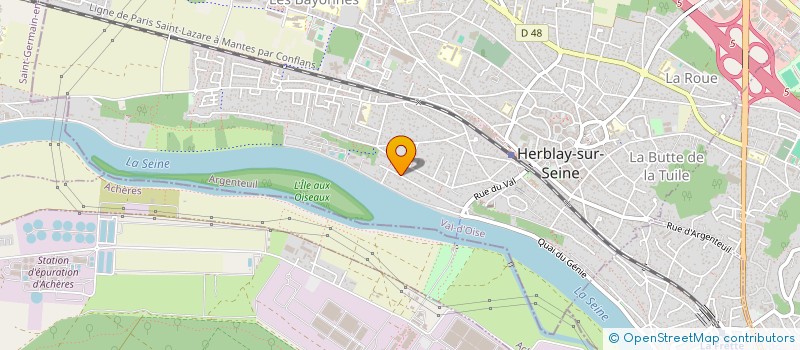 localisation de l'entreprise SCI APB  HERBLAY-SUR-SEINE