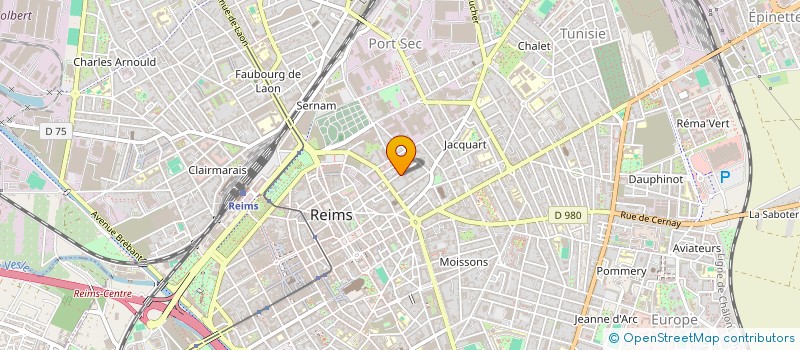 localisation de l'entreprise SCI APC FANDRE  REIMS