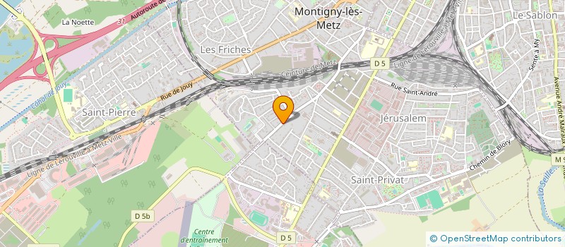 localisation de l'entreprise SCI APCCAN à MONTIGNY-LES-METZ