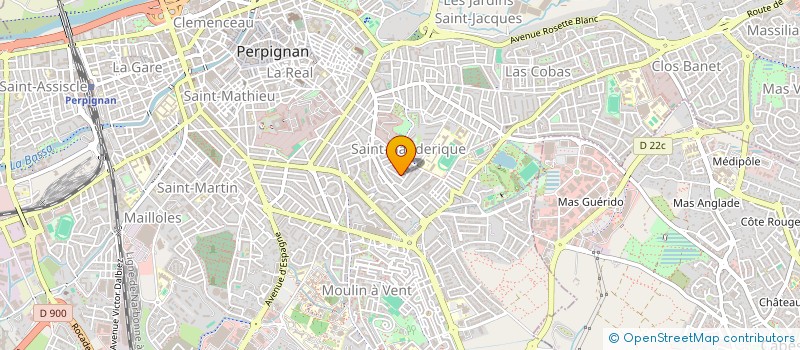 localisation de l'entreprise SCI APCJ  PERPIGNAN