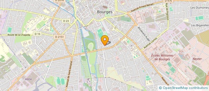 localisation de l'entreprise SCI APECO  BOURGES