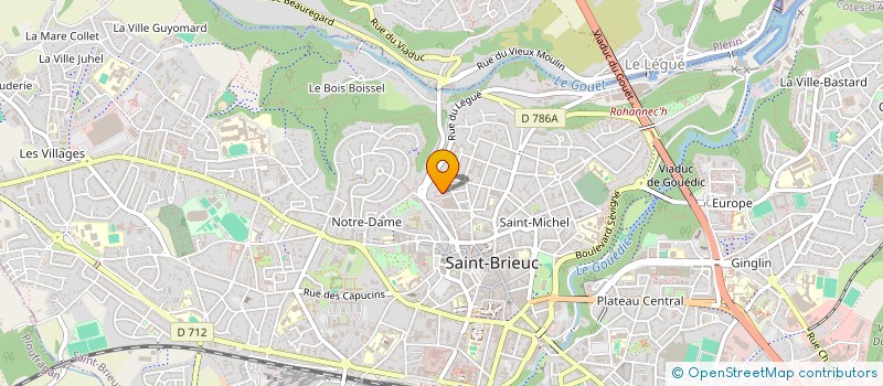 localisation de l'entreprise SCI APEF à SAINT-BRIEUC