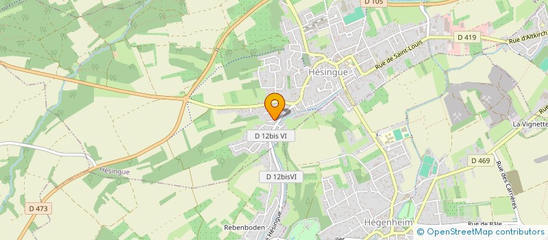 localisation de l'entreprise SCI APEG  HESINGUE