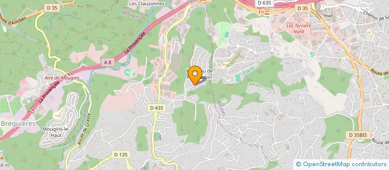 localisation de l'entreprise SCI APERCU MER à VALLAURIS