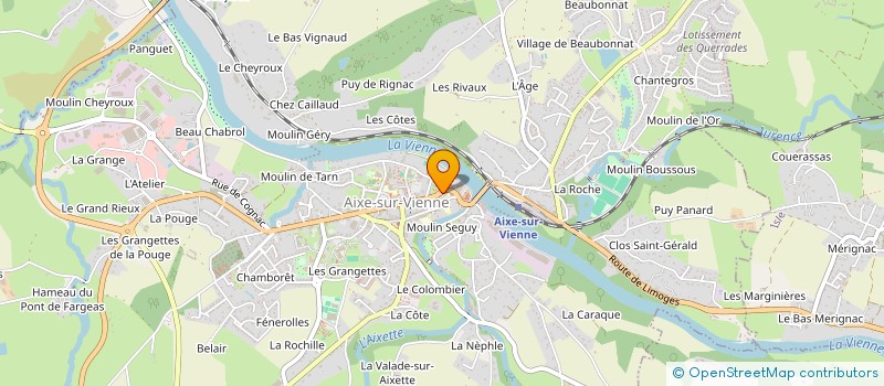 localisation de l'entreprise SCI APEX à AIXE-SUR-VIENNE
