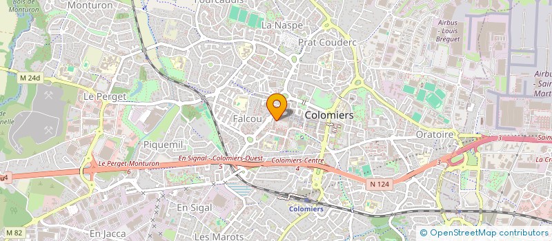localisation de l'entreprise SCI APEX à COLOMIERS