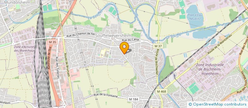 localisation de l'entreprise SCI APEX  SOUFFELWEYERSHEIM