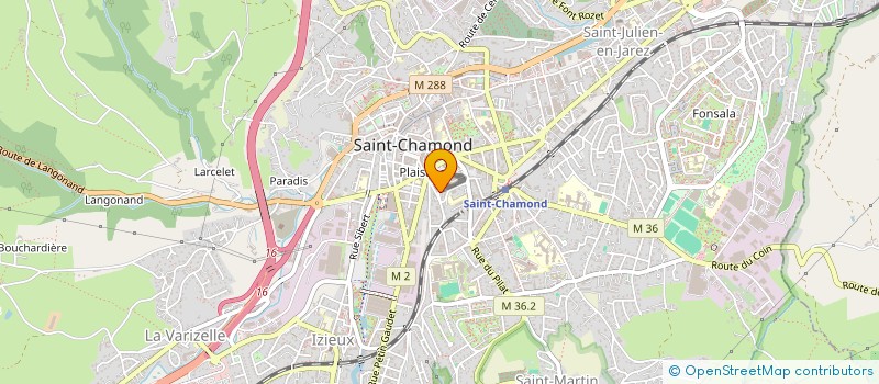 localisation de l'entreprise SCI APEX  SAINT-CHAMOND