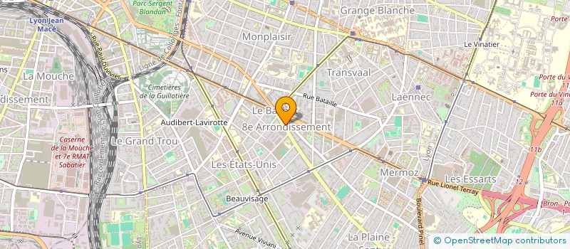 localisation de l'entreprise SCI APEX CLUB  LYON