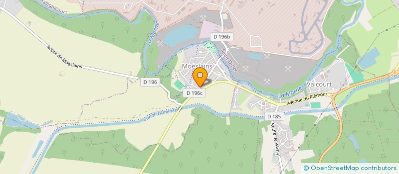 localisation de l'entreprise SCI APEX GIGNY VAL D'ORNEL à MOESLAINS