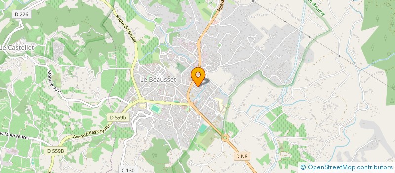 localisation de l'entreprise SCI APEX IMMO  LE BEAUSSET