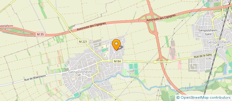 localisation de l'entreprise SCI APEXO  GEISPOLSHEIM