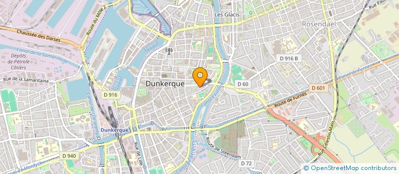 localisation de l'entreprise SCI APF à DUNKERQUE