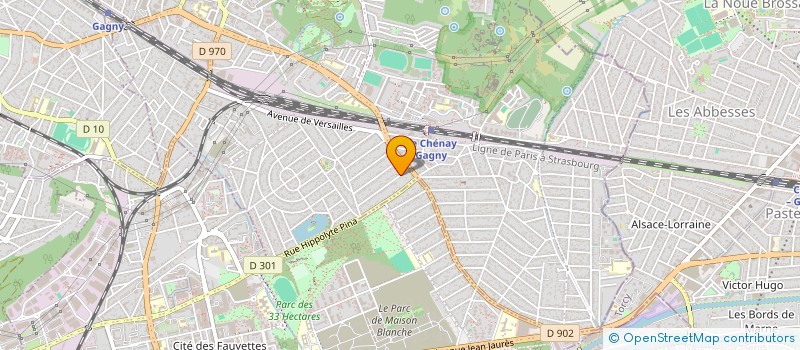 localisation de l'entreprise SCI APF à GAGNY