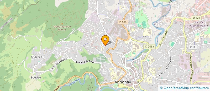 localisation de l'entreprise SCI APG à ANNONAY