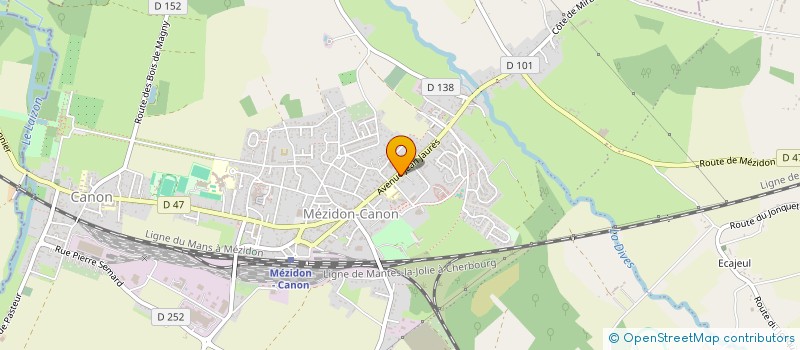 localisation de l'entreprise SCI APG  MEZIDON VALLEE D'AUGE