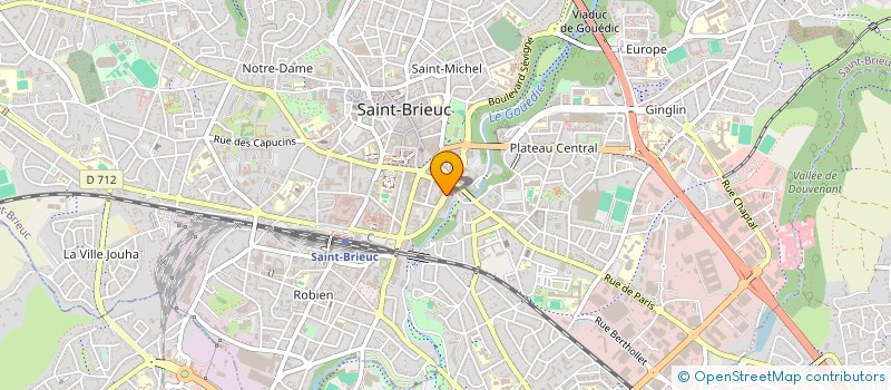 localisation de l'entreprise SCI APGAR 2 à SAINT-BRIEUC