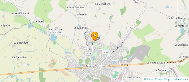 localisation de l'entreprise SCI APGE à TREIZE-SEPTIERS