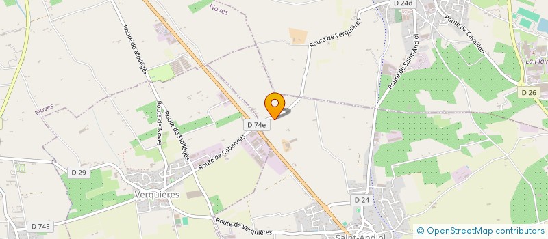 localisation de l'entreprise SCI APH7  SAINT-ANDIOL