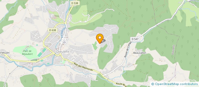 localisation de l'entreprise SCI APHRODITE  DIEULEFIT