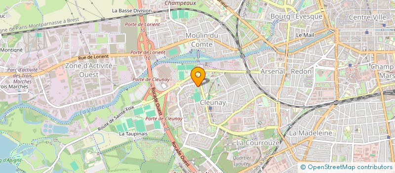 localisation de l'entreprise SCI APHRODITE B  RENNES