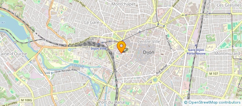localisation de l'entreprise SCI API  DIJON