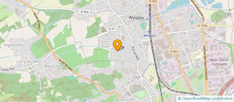 localisation de l'entreprise SCI API à WOIPPY