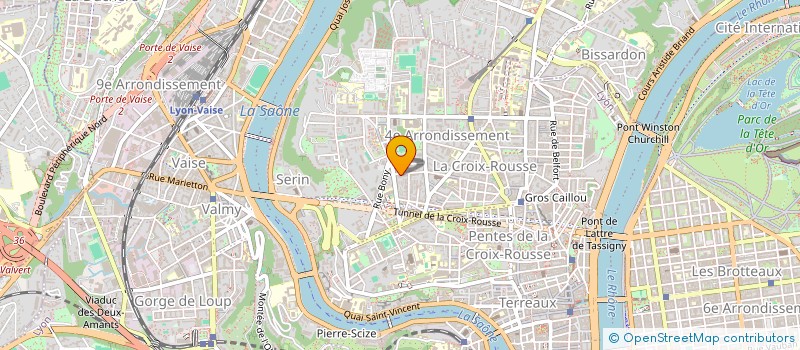 localisation de l'entreprise SCI API  LYON