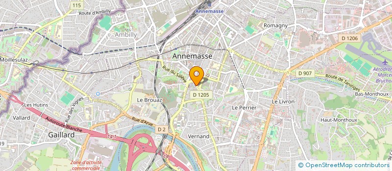 localisation de l'entreprise SCI API à ANNEMASSE