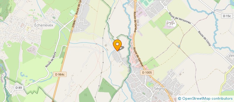 localisation de l'entreprise SCI APICA  ECHENEVEX