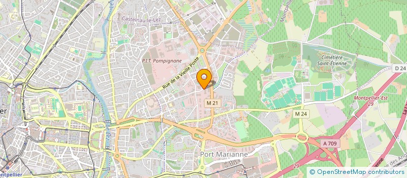 localisation de l'entreprise SCI APICAL  MONTPELLIER