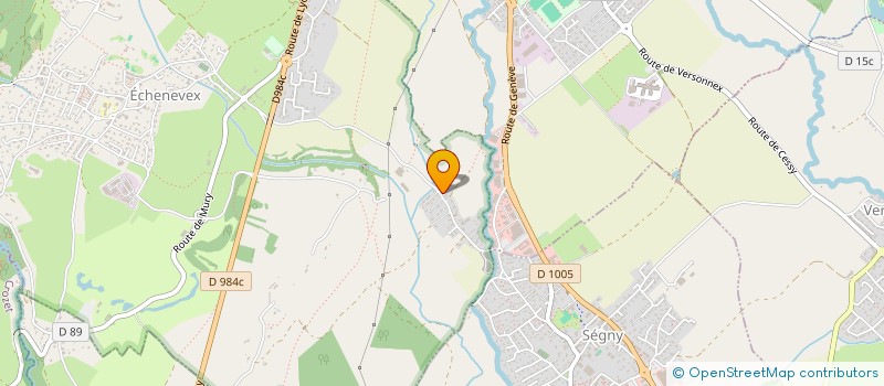 localisation de l'entreprise SCI APILY  ECHENEVEX
