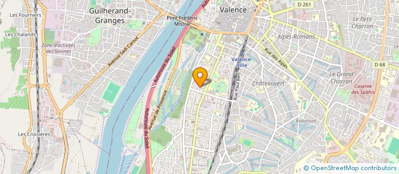localisation de l'entreprise SCI APIMA à VALENCE