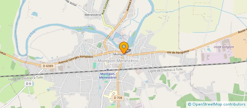 localisation de l'entreprise SCI APIMMO  MONTPON-MENESTEROL