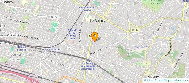 localisation de l'entreprise SCI APIS  LE RAINCY